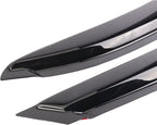 Black Outside Mount Window Rain Guards Compatible with 2019-2023 KIA Forte,Original,Durable Window Visor Deflectors