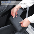 2Pcs Multifunctional Storage Box,Car Trash Can, Auto Door Side Organizer,Large Capacity Storage Bag,Back Seat Storage Pocket, Car Accessories Organizer Box(Style A)