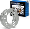 2 Pcs Die Cast Wheel Spacers 12mm 1/2" Thick Fits Bolt Patterns 5x135mm 5x139.7mm 5x5.5 6x135mm 6x139.7mm 6x5.5 Chevy Silverado 1500 ｜ Ford F-150 ｜ RAM 1500 - Not Hub Centric