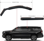in Channel Rain Guards for Chevy Suburban 2021-2026 Side Window Deflectors Window Visors for Fresh Air in Rain, Highway Wind Noise Reduction, Car Wash Safe, 4PCS