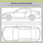 16.4FT(5M) Car Door Edge Guards, Car Door Protector, Rubber U Shape Car Trim Door Protectors Seal, Car Exterior Accessories Aluminum Boat Edge Trim Guards No Glue Required for Cars (White)