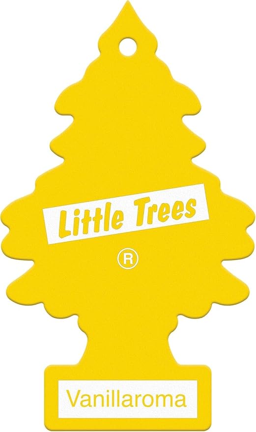 Car Air Freshener | Hanging Paper Tree for Home or Car | Vanillaroma | 3 Pack