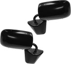 Driver and Passenger Side Mirror Assembly Set Manual Paint to Match Compatible with 73–86 Chevrolet C10 K10 Pickup 73–86 Chevrolet Suburban C10 K10 73–91 GMC Jimmy