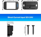 USB Outlet Panel 2-Pack - 54W Fast Charging Type-C PD 36W + USB-A QC 3.0 18W 12V/24V Surface Mount for RV Marine Truck Bus Golf Cart