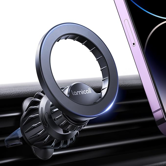 for MagSafe Car Mount - [20 Super Magnets] Magnetic Phone Holders for Your Car, Air Vent Phone Holder Car, HandsFree Cell Phone Holder Mount Accessories for Women Men fit iPhone 17 16 Pro Max