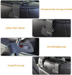 Utility Car Headrest Hidden Hook 33lb(Max) Car Hooks for Purses and Bags,Hat Holder for Truck Seat Hanger Storage Organizer for Coats,Umbrellas,Grocery Bags,Handbags Universal Car Accessories