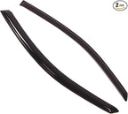 Outside Mount Window Vent Visors Rain Guards Compatible with Ford Focus Hatchback 2005-2007 | Side Window Wind Deflectors Rain Shields | Smoke Tinted, 2 Pcs Set, DGWV-176-2