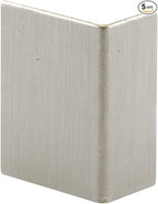 S 4215 Brushed Stainless, Adhesive Backed Door Edge Guard (5 Pack)