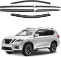 GrandWheel Window Deflectors Smoke Tinted Tape-On Side Window Vent Visor Deflectors Rain Guards Compatible with Pathfinder 2013-2020 - 6pcs. GW0395
