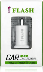 Dual USB Car Lighter Charger Adapter with 3A Output - fast Heavy Duty Ouput - Support Apple iPad Pro / Air 2 / mini 2/3/4 iPhone X / 8 Plus / 7 / 6S Plus / 6 / SE /5S (White)