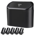 Car Trash Can, 1.0 Liters, Plastic, Trash Can Set, Multi-Purpose, Easy to Install, Includes 75 Garbage Bags