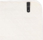 Back Protector Kick Mat with Storage Pocket, Beige Anti-Scuff Pad for Rear Seats, General Protective Interior Car Accessory for Dirt and Damage Prevention