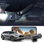 Front 2K+Rear 1080P Dash Cam Adapts for Toyota Highlander 2020-2026 & Highlander Hybrid (Gen4/UX70), OEM Style, Dual HD Video, WiFi & APP, Loop Recording, G-Sensor, Easy to Set, 64GB Card