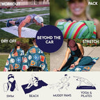 Athletic Running Towel, Full-Sized, Car Seat Cover - Moisture Wicking (Sasquatch)