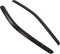 WD2-443 Dark Smoke 2 Pcs Set Window Visor (Outside Mount) Deflector Rain Guard Compatible with 1998-2003 Toyota Sienna