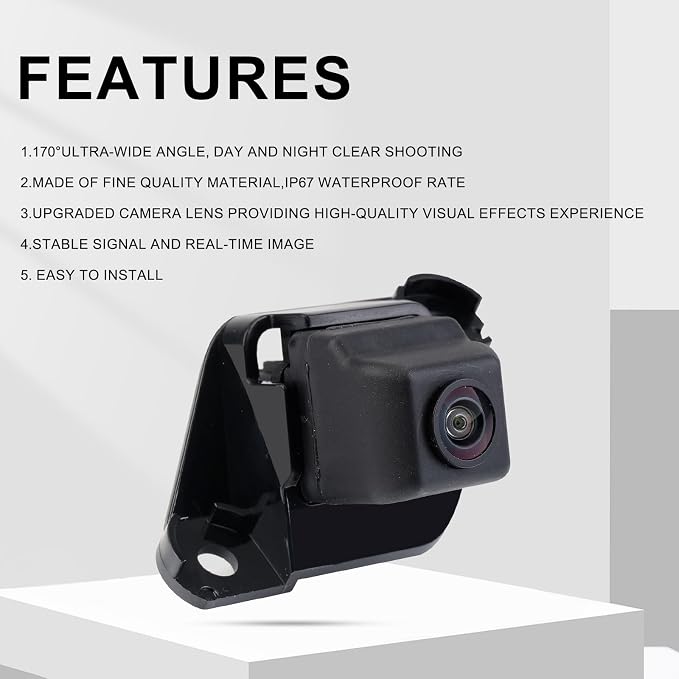 86790-04021 Rear View Backup Camera Compatible with Toyota Tacoma 2014-2015 Park Assist Camera