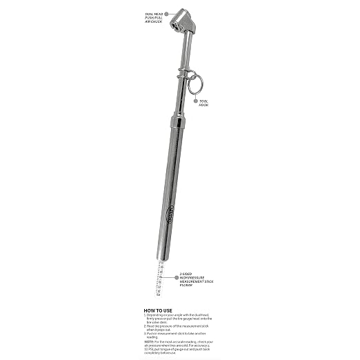 2021-A Tire Gauge, Dual Head, Pencil Gauge, Truck & SUV, 10-150 psi