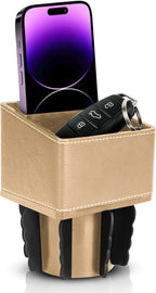 Car Phone Mount & Key Storage Expander - Universal Size Phone Holder for Car - Elegant Design with Easy Installation - Effortless Charging