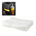 Disposable Car Trash Can Bags, Liner Refills (1-Pack, 100 Bags Total) - for HOTOR Car Garbage Can(Trash Can Not Included) White