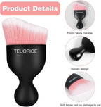 Car Interior Cleaning Brush, Car Duster Interior,Car Detailing Brush Dusting Brush,Car Interior Cleaning Tool, Auto Soft Hair Car Brush,Auto Interior Dust Brush for Air Vents(Pink White)