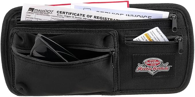 AutoBoss Visor Organizer, Auto Boss (AB30040), Black