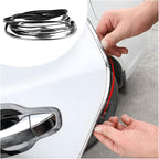 Car Door Edge Guards, 16Ft U Shape Door Edge Trim, Rubber Molding Auto Door Edge Seal Protector, Anti-Collision Vehicle Protection Accessories Universal for SUV, Truck, Van (Silver)
