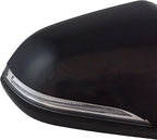Passenger Side Mirror Assembly Power Heated Paint to Match Turn Signal Compatible with 2015-2017 Hyundai Sonata