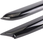 Durable Window Deflector for 2003-2009 Toyota 4 Runner, Original Tape-on Window Visors, Vent Deflector, rain Guards for Cars, Dark Smoke, 4 PCS WV94924