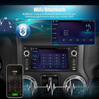 8Core Car Radio Stereo for Dodge RAM 2009-2012 Avenger Challenger Jeep Wrangler, 7 Inch Touch Screen with Android 13 Wireless CarPlay Android Auto Backup Camera