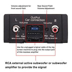 4-Channel Full-Range Amplifier, 80Wx4 Audio Modification Power Amplifier Digital Sound Processor Class A/B for Android Car Player