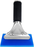 Rubber Squeegee Car Window Squeegee Shower Squeegee Ice Scraper Rubber Water Blade with for Auto Window Tinting, Windshield, Glass Door Cleaning 7 Inch Length