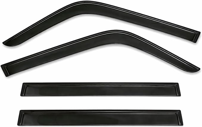 2024-2026 Tape-On Side Window Rain Guards for Toyota Land Cruiser Visor Deflectors First Edition 1958 J250 2025