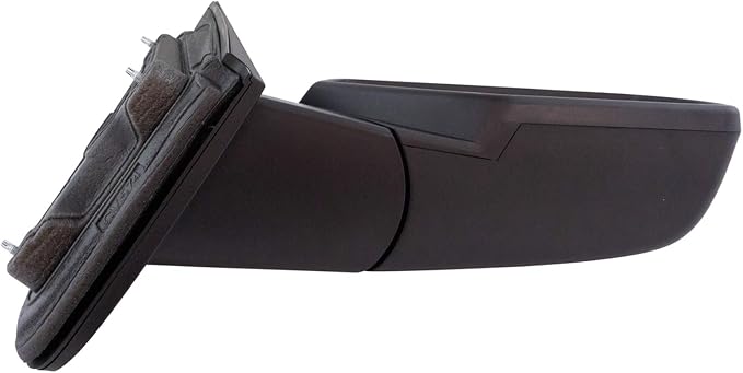 Right Mirror Manual, with Textured Black Cover Passenger Side Compatible with 14-19 Chevrolet GMC GM1321480