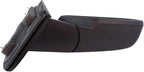 Right Mirror Manual, with Textured Black Cover Passenger Side Compatible with 14-19 Chevrolet GMC GM1321480