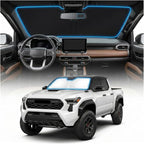 for Chevy Colorado Sun Shade Windshield Cover - Custom Fit Colorado Accessories 2015-2025 2026 Sunshade Foldable UV Protection & Heat Shield Sun Visor Accessories
