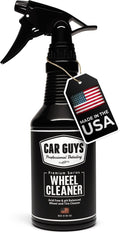 CAR GUYS Wheel Cleaner | Effective Rim and Tire Cleaner | Safe & Versatile Brake Dust Remover for Alloy, Chrome, Aluminum Rims, White Wall Tires, and More! | 18 Oz