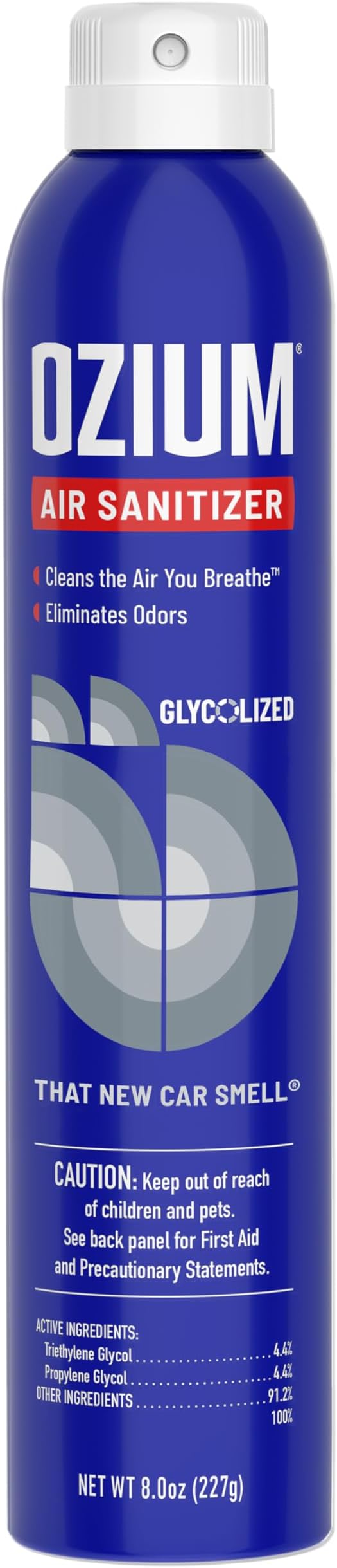 Air Sanitizer Spray - Room Odor Eliminator for Home, Car, and Office - New Car - 8 oz Can - 1 Pack