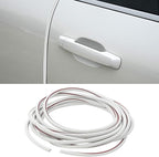 32Ft (10M) Car Door Edge Protector, Self-Adhesive Scratch Resistant U Shape Auto Door Edge Guard Decoration, Anti-Collision Car Doors Trim Strip Protector for Truck, SUV, Sedan (White-10M)
