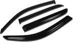 4Pcs Tape-On Window Visor Rain Guard Compatible with 2001-2007 Sequoia, Rain Shields Vent Shade Wind Deflector, Acrylic