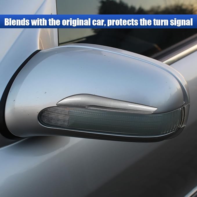 Craedli 2PCS Car Door Edge Guards, Anti-Scratch Car Door Protector, Universal Self-Adhesive Auto Side Door Anti-Collision Trim Strips, Exterior Rearview Bumper Protective Sticker for Cars (Silver)