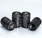 Car Tire Valve Stem Caps for Automobiles,Dust Caps Compatible with Mercedes Benz CESM CLK GLK GL AB GLS GLE AMG Series Car Tires，Alloy Leak-Proof Valve Cover