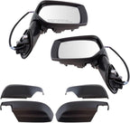 Driver and Passenger Side Mirror Assembly Set Power Heated Turn Signal Paint to Match Compatible with 16-17 Subaru Crosstrek 15-16 Impreza 15 XV 15-21 WRX