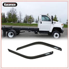 Side Window Wind Vent Deflector for 96-20 Chevrolet Express/GMC Savana 1500/2500/3500 Van,03-09 Kodiak/Topkick C4500/C5500, 2pcs Out-Channel Nice Rain Guards Set Window Visor 92455