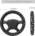 Fun Western Cactus Steering Wheel Covers Non Slip Neoprene Wheel Protector Universal 15 inch for Car Accessories