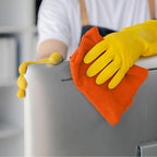 Microfiber Cleaning Cloths (Value Pack of 12) - Size 12 x 12 Inches, Highly Absorbent Cleaning Rags, Lint Free, Reusable and Washable, Microfiber Towels for Cars