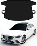 Windshield Cover for Ice & Snow, Heavy-Duty 600D Oxford Fabric, Universal Fit for Cars, SUVs, Trucks, Vans, RVs, Waterproof Frost Wind Resistant Winter Windshield Protector (69" 42")