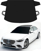 Windshield Cover for Ice & Snow, Heavy-Duty 600D Oxford Fabric, Universal Fit for Cars, SUVs, Trucks, Vans, RVs, Waterproof Frost Wind Resistant Winter Windshield Protector (69" 42")