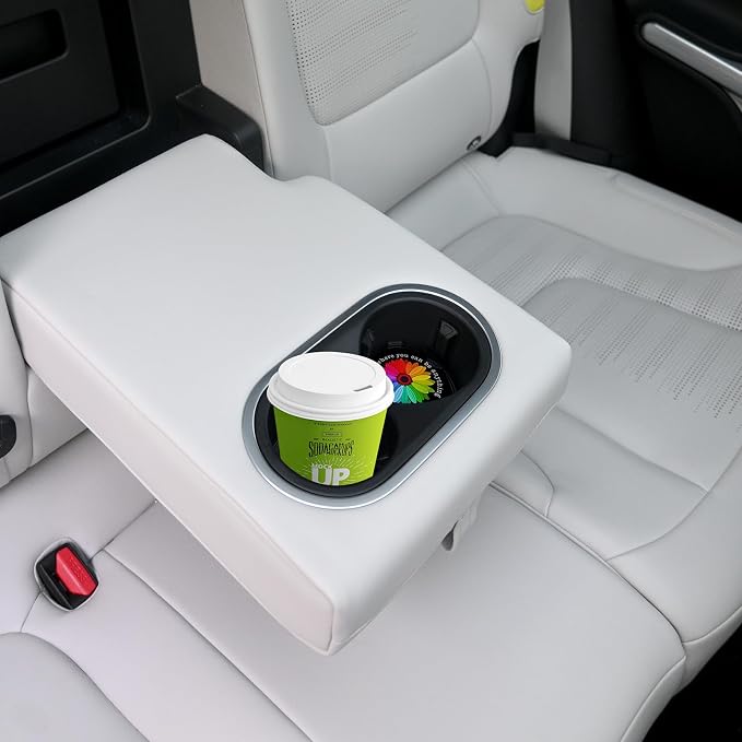 Absorbent Car Coasters 2 Pack for Cup Holders, 2.56" Ceramic Stone & Non-Scratch Cork Base Drink Coasters, Auto Accessories for Women & Men（Colorful Sunflower）