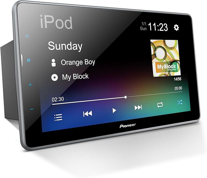 DMH-T450EX 9" Capacitive Touchscreen, Floating Display – Alexa, Bluetooth, Backup Camera, FLAC, Short Chassis, USB, AM/FM Radio, 13-Band EQ, RCA Preouts