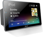 DMH-T450EX 9" Capacitive Touchscreen, Floating Display – Alexa, Bluetooth, Backup Camera, FLAC, Short Chassis, USB, AM/FM Radio, 13-Band EQ, RCA Preouts